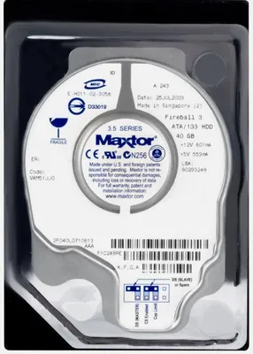 Produktbild von Maxtor Fireball 40GB SATA HDD
