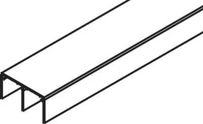 Produktbild von Hawa Doppelführungsschiene, Aluminium, eloxiert