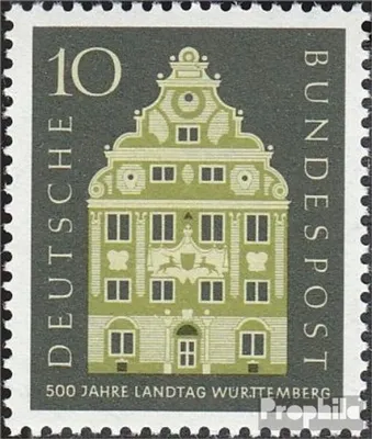 Produktbild von Briefmarken BRD (BR.Deutschland) 1957 Mi 279 (kompl.Ausgabe) postfrisch 500 Jahre Landtag Württemberg
