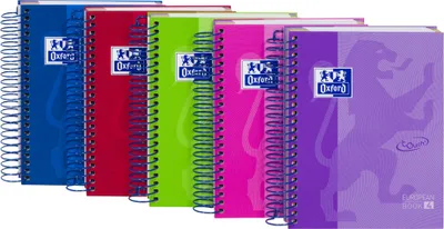 Produktbild von Oxford Collegeblock European Book Touch A6 kariert 120 Blatt zufällige Farbe1Stk
