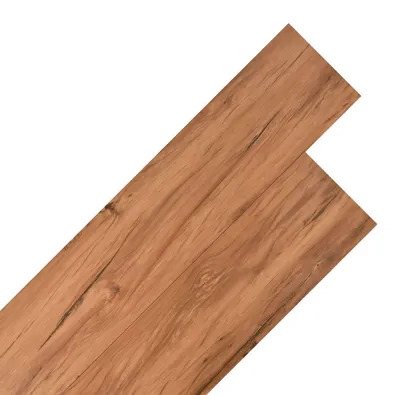 Zdjęcie produktu dla vidaXL Deski podłogowe, 18 szt., brązowe, 5,26 m², PVC