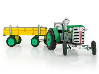 Obrázek produktu pro _Traktor ZETOR s valníkem zelený- plastové disky kol KOVAP