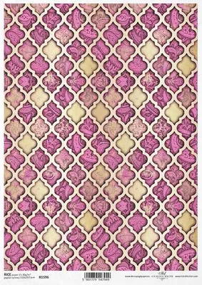 Immagine prodotto di ITD Carta di riso decoupage tecnica artigianale tovagliolo di carta-R1596 - A4 - Mosaico orientale