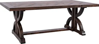 Produktbild von OXM Couchtische Avola Eiche dunkel 127 x 47 x 71 cm, hölzern
