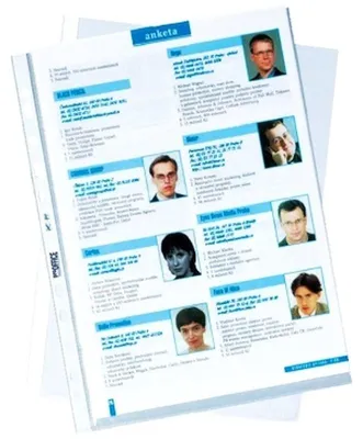 Obrázek produktu pro držák na brožury proOFFICE, DIN A4, PP fólie, průhledný