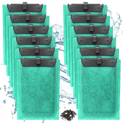Immagine prodotto di Filtri a carbone attivo per acquari, set da 12