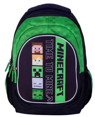 Immagine prodotto di Zaino per bambini di prima elementare Minecraft ritorno rigido