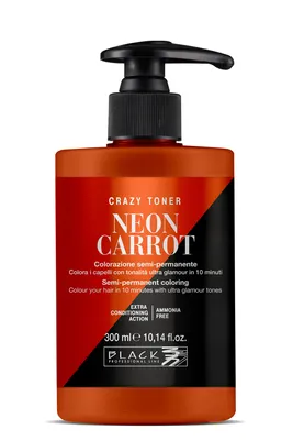 Produktbild von Black Professional toner Neon Carrot 300ml dauerhaftes Haartoner