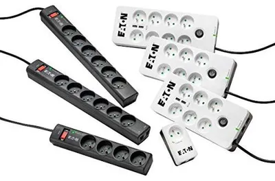 Produktbild von Eaton PS6F Spannungsschutz 6 AC-Ausgänge 220 - 250 V Schwarz