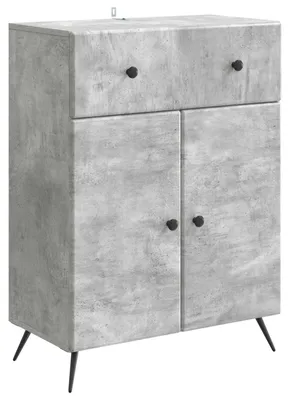 Produktbild von Sideboard Betongrau 66 x 34,5 x 90 cm Holzwerkstoff