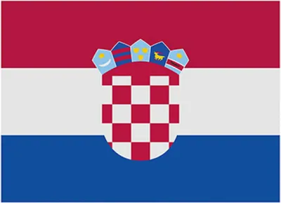 Produktbild von Printwear | Fahne Kroatien / 90 x 150 cm - Farbe: Croatia - Größe: 90 x 150 cm