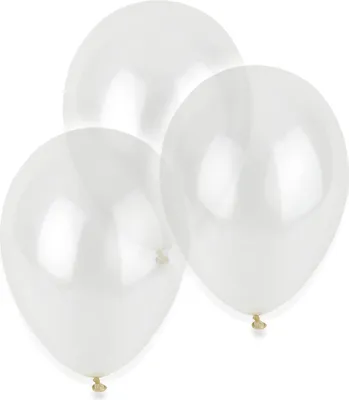 Immagine prodotto di Accessori per feste Palloncini 12 pezzi trasparenti - taglia unica
