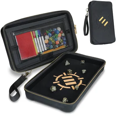 Würfelkoffer für bis zu 500 RPG-Würfel mit Organizer