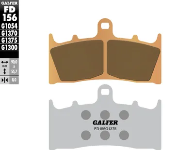 Image de Galfer Bremsbelag Sinter Fd156 G1375