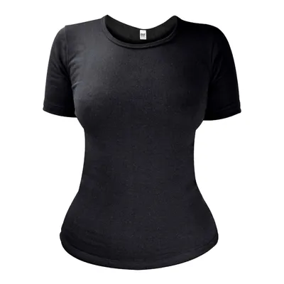 Produktbild von Heat Holders - Damen Thermo Innenfleece Unterhemd Kurzarm 1/2 Arm mit Feinripp