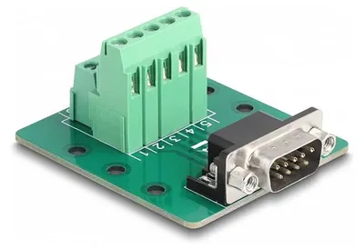 Image de D-Sub 9 Pin Stecker zu Terminalblock für Hutschiene