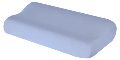 Image de Housse de coussin en coton pour coussins cervicaux, coussins de soutien cervical et coussins de bien-être, adaptée aux dimensions de 35 x 60 à 45 x 75 cm (bleu clair 102)
