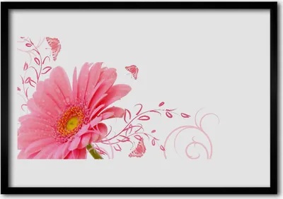 Produktbild von Bild 100x70 MDF-Rahmen Wandkunst Natur Blume Pflanze