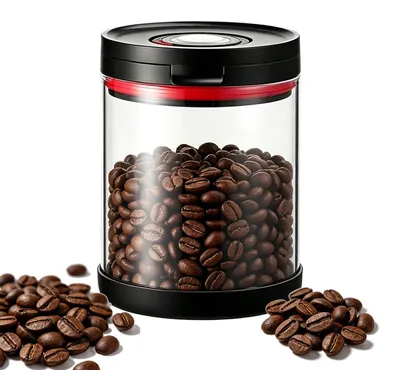 Kaffeedose 800 ml luftdicht mit Deckel und Löffel