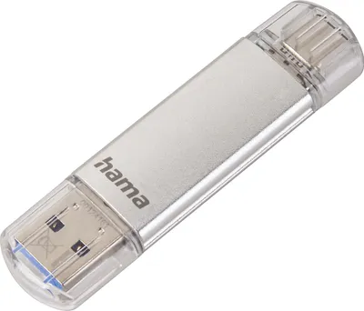 Produktbild von hama 00124161 Pamięć USB C-Laeta srebrna 16 GB