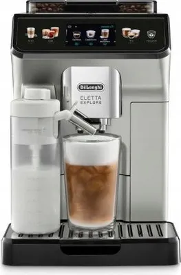 Produktbild von Druckbrühmaschine DeLonghi Eletta Explore 15 Bar mit Milch und Mahlwerk