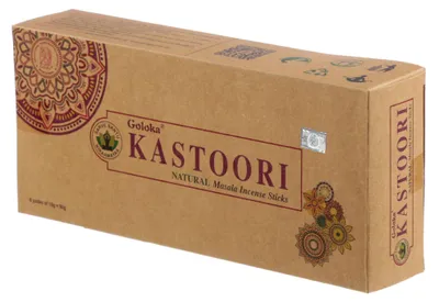 Produktbild von Goloka natural Räucherstäbchen Kastoori 6x15g indische Duftmischung