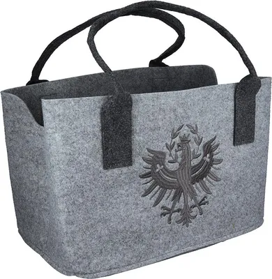 Produktbild von GILDE Tasche, "Tiroler Adler", Tiroler Adler-Motiv, Filz, grau, , L. 40 cm, B. 25 cm, H. 26 cm 44031