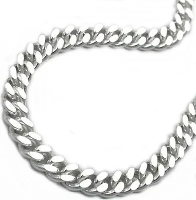 Produktbild von Armband 4mm Panzerkette Silber 925 19cm silber 4mm