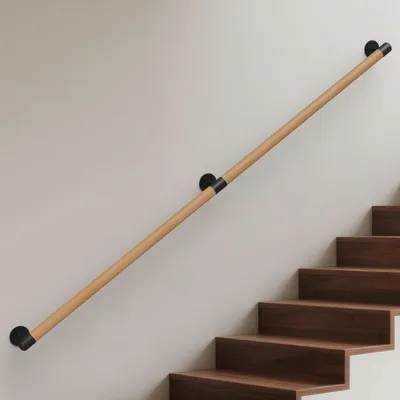 Holz-Geländerstange aus Buche, 180 cm, für Treppen