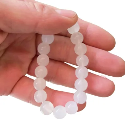 Produktbild von Perlenarmband Kontrastfarbe Elastisches Seil Handgefertigt Poliertes Armband aus Kunstkristallperlen Schmuckzubehör