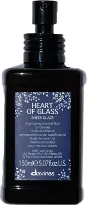 Produktbild von Davines Heart Of Glass Sheer Glaze Brightening Thermal Fluid Pflege ohne Spülung für gefärbtes, chemisch behandeltes und aufgehelltes Haar 150 ml