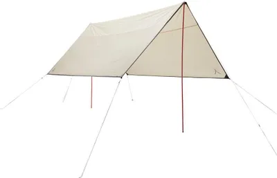 Produktbild von GRAND CANYON ZUNI 4 /  4 x 4m Multifunktion Tarp / Sonnensegel inkl. Stangen / Zeltplane/ Wasserdicht/ UV50+ Schutz / Biwak/ Camping/ Outdoor/ Garten