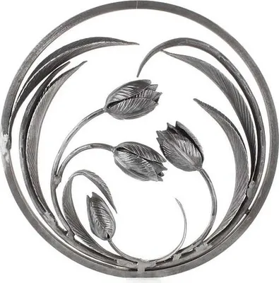 Immagine prodotto di LogistSystem - Ornamento in ferro battuto 385x385 mm - ad esempio come elemento per inferriate - ringhiere - recinzioni - cancelli - rosoni - grate 13.250