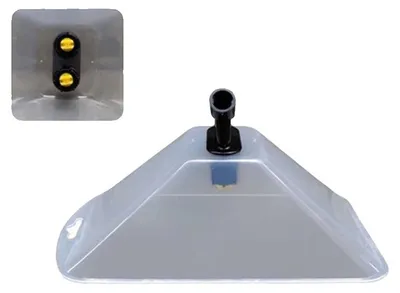 Image de Buse de pulvérisation agricole, conception résistante au vent, matière plastique durable, Dual M