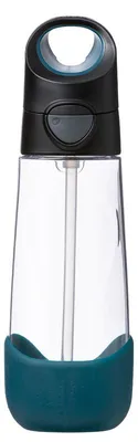 Obrázok produktu pre Tritánová fľaša na vodu so slamkou 600 ml Night Vision b.box