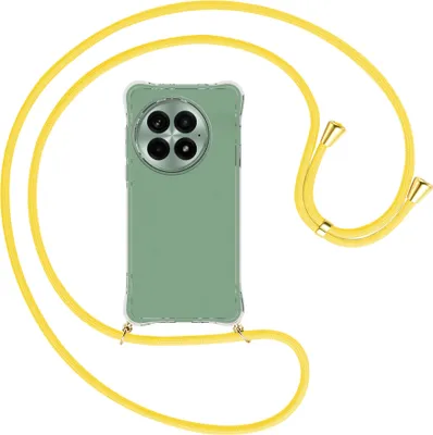 Produktbild von Handykette Backcover-Schutzhülle mit Band (Metall goldfarben) für OnePlus 13 5G/1+13 5G - gelb
