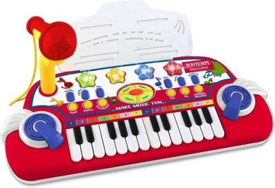 Immagine prodotto di Bontempi Tastiera giocattolo pianoforte elettronico 24 tasti multicolore