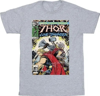 Produktbild von Marvel - "Love And Thunder" T-Shirt für Herren BI52163 (M) (Grau)