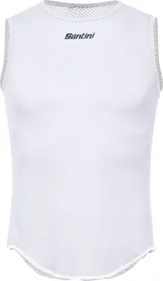 Immagine prodotto di Maglia da ciclismo senza maniche Santini - LIEVE - Bianco S-M