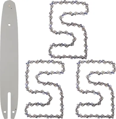 Produktbild von Schwert für Stihl MSE 140, MS 170 + 3x Sägekette 12" 30cm 1.1mm 3/8LP 44TG 7T A074 MAMUTH