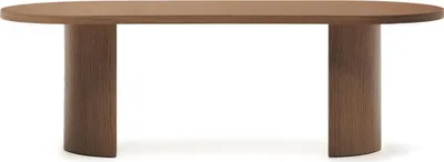 Produktbild von Esstisch Nealy 100 x 240 x 75 cm MDF Nussbaumfurnier