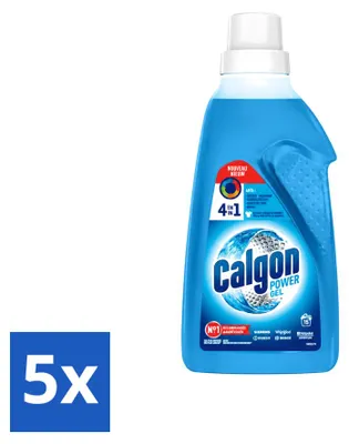 Imagen del producto de 5 unidades de Calgon 3-en-1 ActiClean, gel limpiador para lavavajillas, 750 ml. Paquete económico