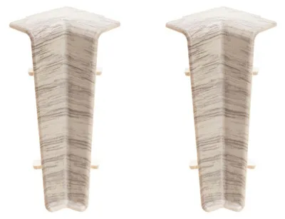 Zdjęcie produktu dla Narożnik wewnętrzny do listwy przypodłogowej Cezar60 20x60mm 1kpl=2szt Cezar Dąb Camas Mat