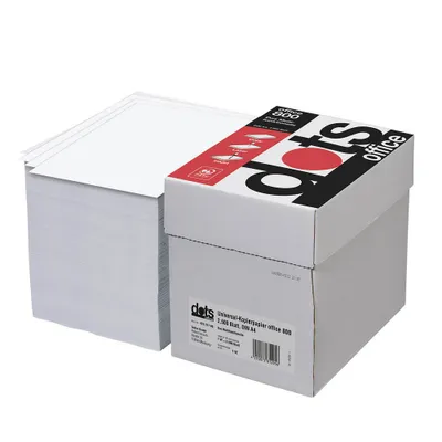 Image de dots Papier à copier office 800 DIN A4 75 g/qm 2.500 feuilles Maxi-Box