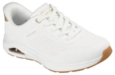 Immagine prodotto di Skechers, scarpa da ginnastica slip-on da donna, modello Arch Fit UNO, colore bianco, taglia 40 EU