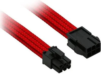 Obrázek produktu pro Nanoxia NX6PV3ER, 0,3 m, PCI-E (6-pin), PCI-E (6-pin), Přímý, Přímý, Červená