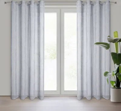 Zdjęcie produktu dla Zasłona oczkowa NELI srebrna 140x250 cm