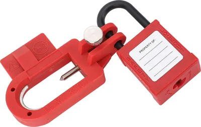 Image de Disjoncteur miniature Lock - boîtier en plastique de type U - dispositif de verrouillage avec 2 boutons