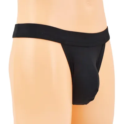 Produktbild von Herren String-Tanga Unterhose im Brazilian-Stil, Größe XL, Farbe Schwarz