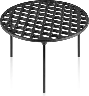 Produktbild von Liatinový grilovací rošt BBQ-Toro Ø 30 cm s 3 nohami | okrúhly + spálený grilovací rošt | príslušenstvo